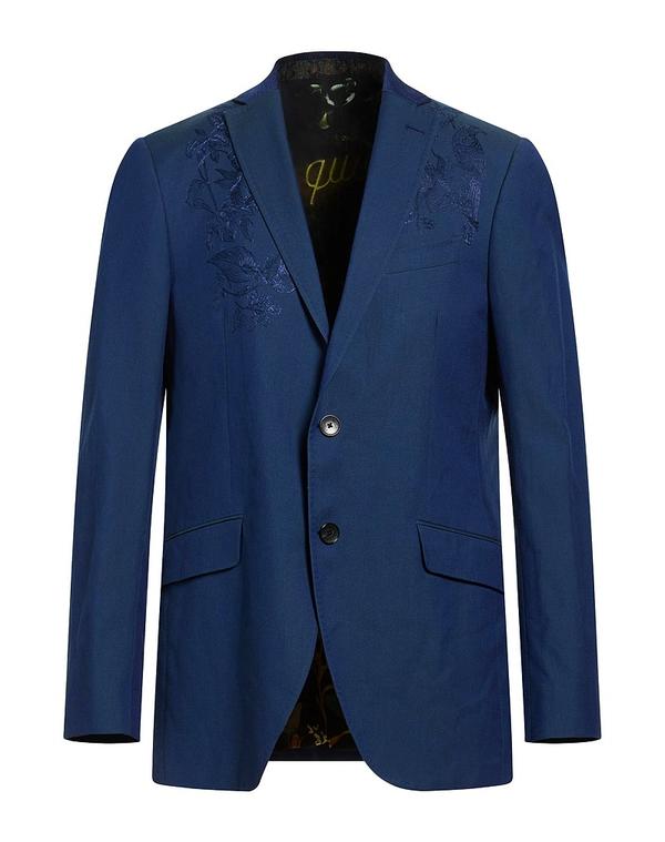 エトロ メンズ アウター ジャケット・ブルゾン ETRO Blue ブルー|ReVida 店