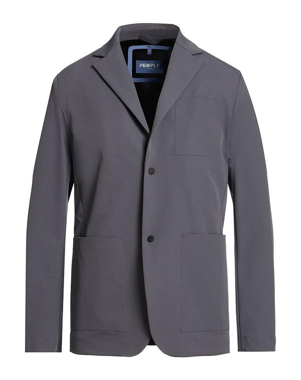 ピープル オブ シブヤ メンズ アウター ジャケット・ブルゾン テーラードジャケット PEOPLE OF SHIBUYA Charcoal チャコール｜ReVida 店