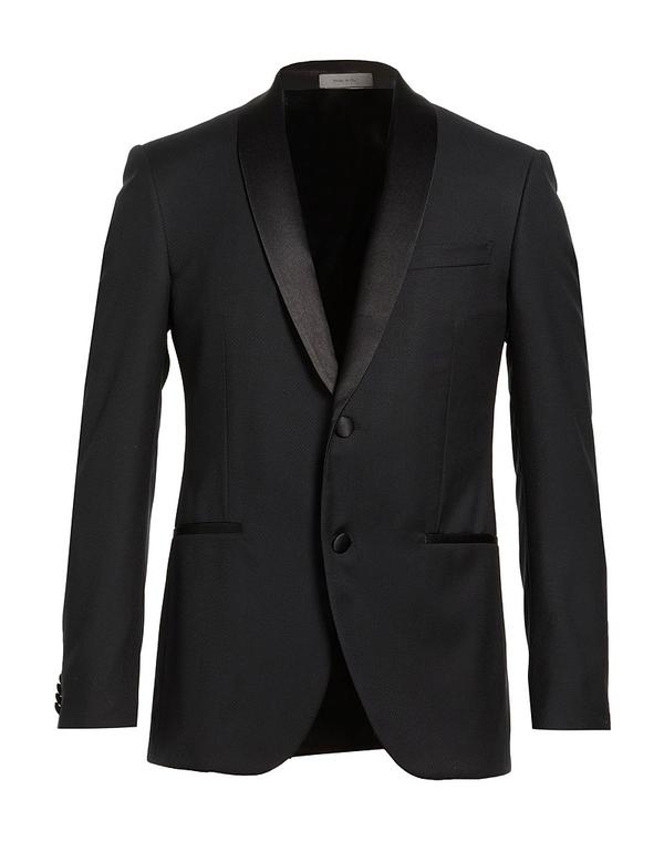 コルネリアーニ メンズ アウター ジャケット・ブルゾン テーラードジャケット CORNELIANI Black ブラック｜ReVida 店