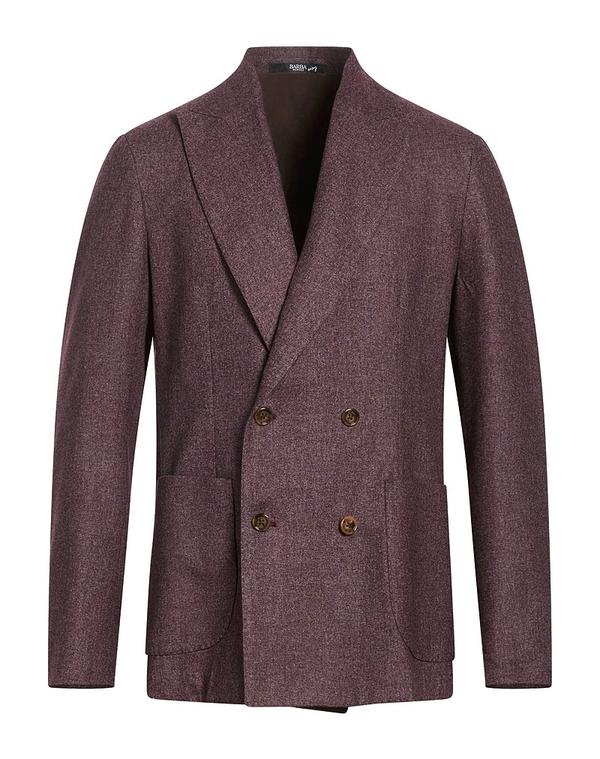 バルバナポリ メンズ アウター ジャケット・ブルゾン BARBA Napoli Dark Purple パープル｜ReVida 店