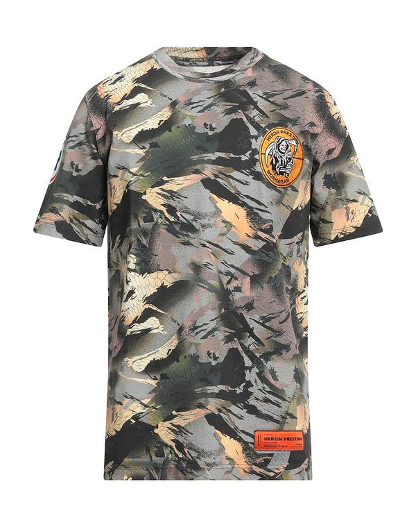 ヘロンプレストン メンズ トップス Tシャツ HERON PRESTON Ｔシャツ Dark Green グリーン