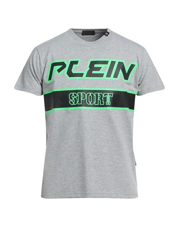 プレイン スポーツ メンズ トップス Tシャツ PLEIN SPORT Ｔシャツ Light Gray グレー