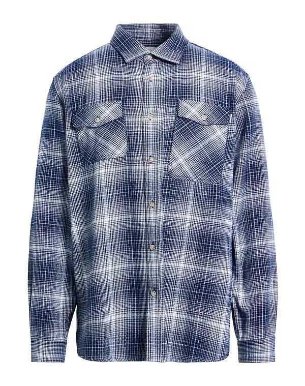 ウール リッチ メンズ トップス シャツ WOOLRICH 柄入りシャツ Blue ブルー
