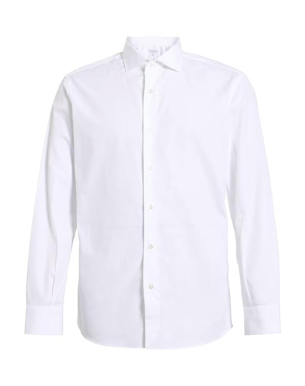 カルーゾ メンズ トップス シャツ CARUSO 無地シャツ White ホワイト
