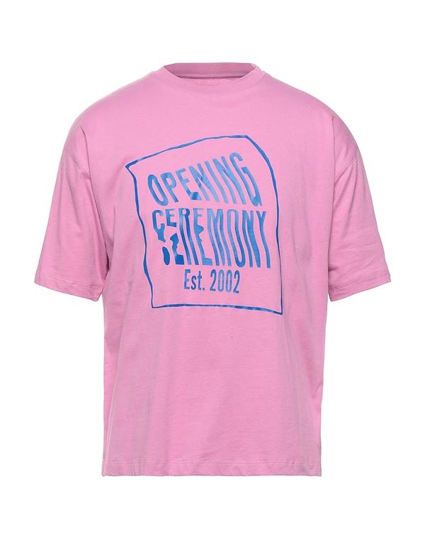 オープニングセレモニー メンズ トップス Tシャツ OPENING CEREMONY Ｔシャツ Pink ピンク