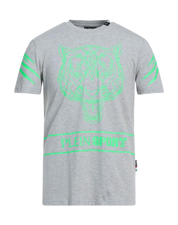 プレイン スポーツ メンズ トップス Tシャツ PLEIN SPORT Ｔシャツ Gray グレー