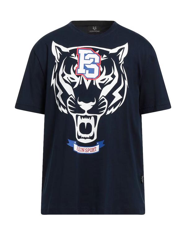 プレイン スポーツ メンズ トップス Tシャツ PLEIN SPORT Ｔシャツ Midnight Blue ブルー