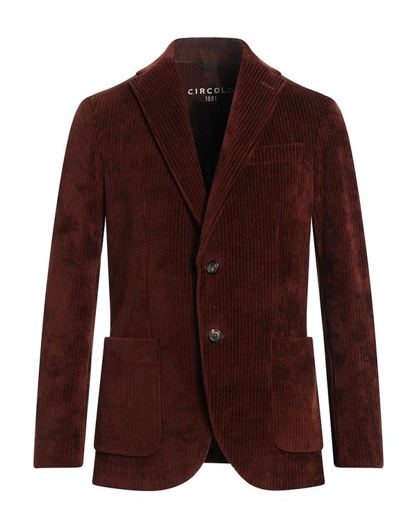 チルコロ 1901 メンズ アウター ジャケット・ブルゾン CIRCOLO 1901 Chocolate Brown ブラウン|ReVida 店