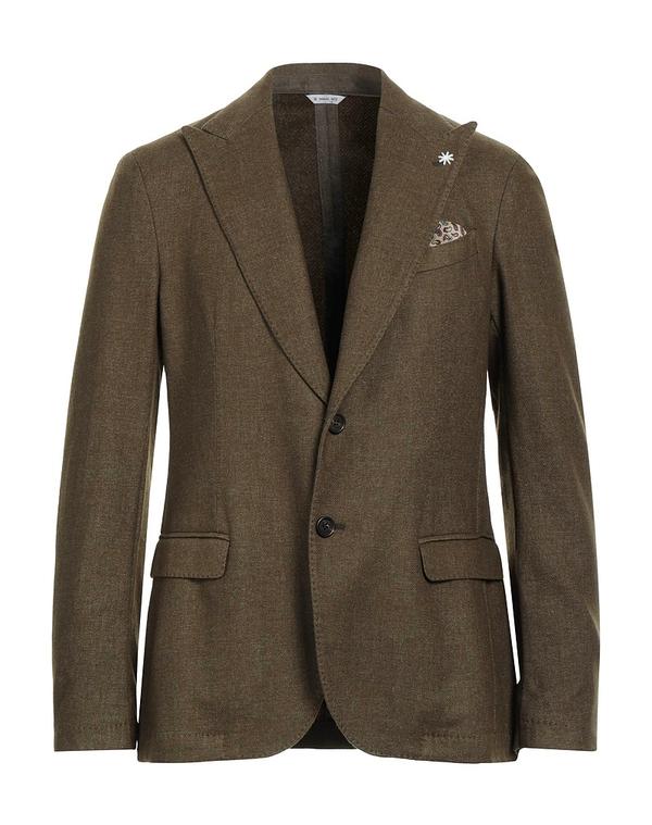 マニュエル リッツ メンズ アウター ジャケット・ブルゾン MANUEL RITZ Military Green グリーン|ReVida 店