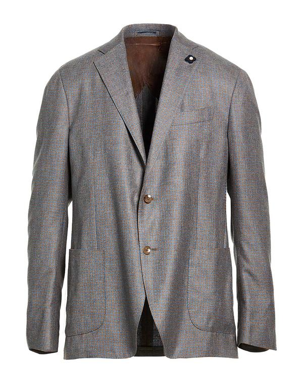 ラルディーニ メンズ アウター ジャケット・ブルゾン LARDINI Gray グレー｜ReVida 店