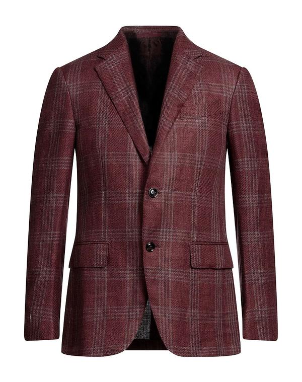 ゼニア メンズ アウター ジャケット・ブルゾン テーラードジャケット ZEGNA Bordeaux｜ReVida 店