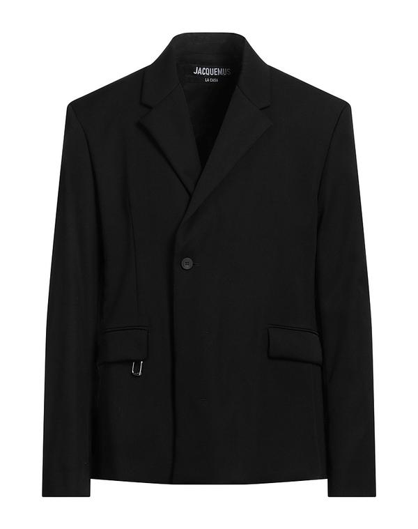 ジャクエムス メンズ アウター ジャケット・ブルゾン テーラードジャケット JACQUEMUS Black ブラック|ReVida 店