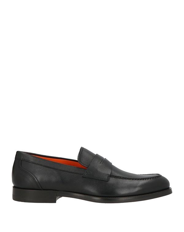 サントーニ メンズ シューズ スリッポン・ローファー モカシン SANTONI Black ブラック｜ReVida 店