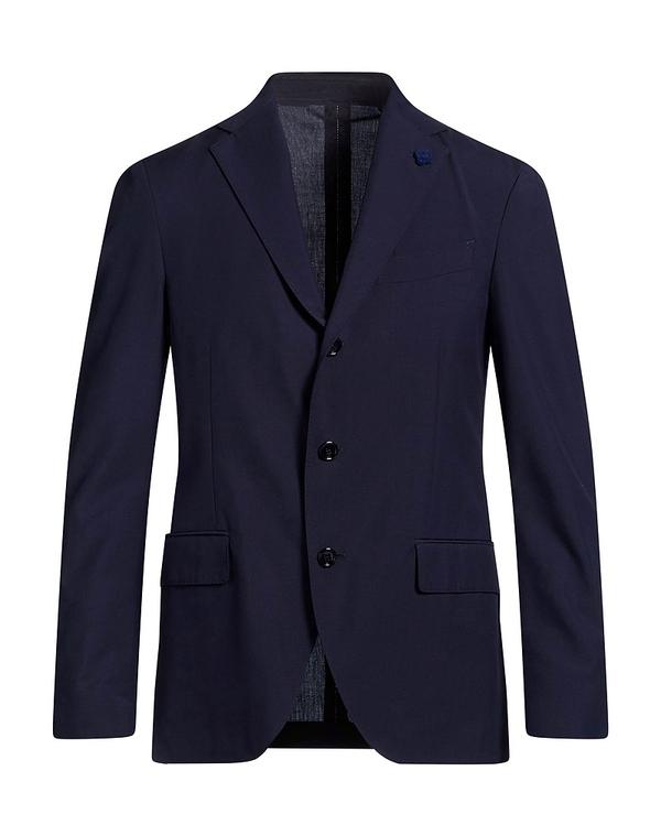 ラルディーニ メンズ アウター ジャケット・ブルゾン LARDINI Navy ネイビー｜ReVida 店