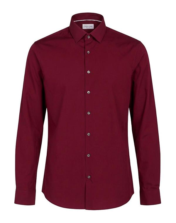 カルバンクライン メンズ トップス シャツ CALVIN KLEIN Bordeaux｜ReVida 店