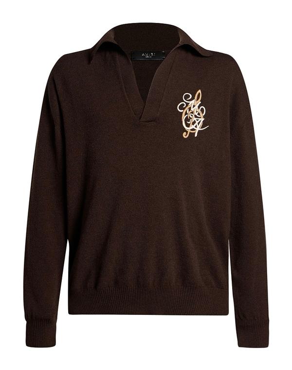 アミリ メンズ トップス シャツ プルオーバー AMIRI Chocolate Brown ブラウン｜ReVida 店