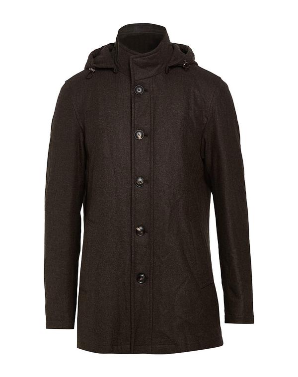 バルバナポリ メンズ アウター コート BARBA Napoli Dark Brown ブラウン｜ReVida 店