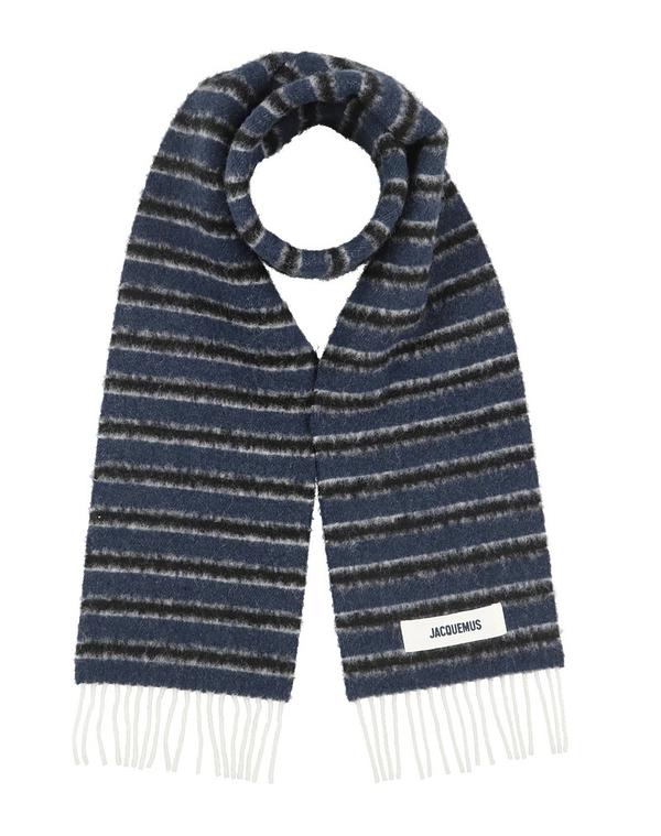 ジャクエムス メンズ アクセサリー マフラー・ストール・スカーフ マフラー&スカーフ JACQUEMUS & Navy ネイビー|ReVida 店