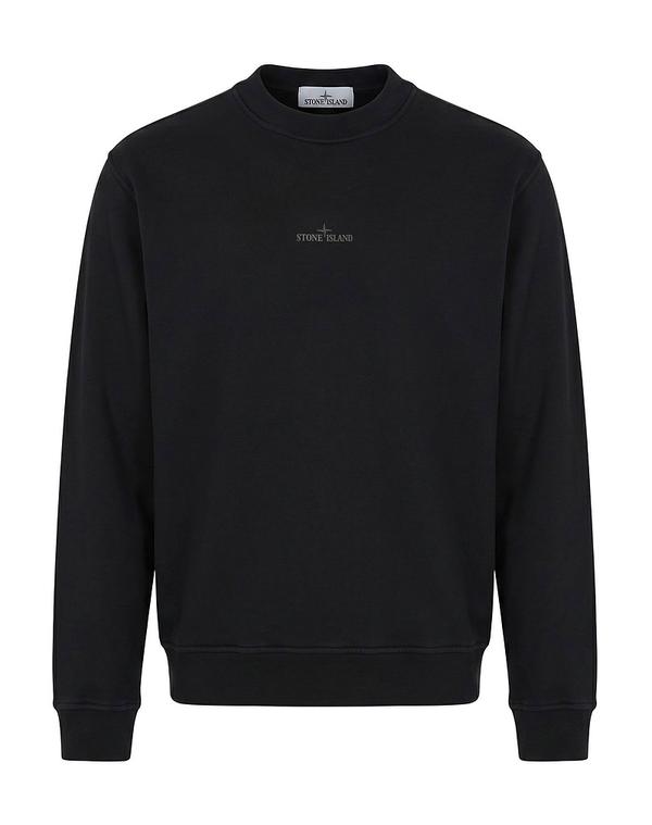 ストーンアイランド メンズ アウター パーカー・スウェット STONE ISLAND Black ブラック｜ReVida 店