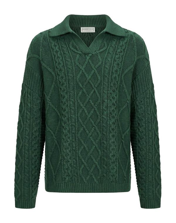 ゲス メンズ トップス シャツ プルオーバー GUESS Green グリーン｜ReVida 店 52,680円