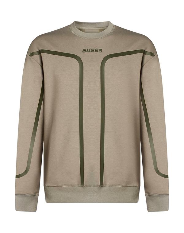 ゲス メンズ アウター パーカー・スウェット GUESS Military Green グリーン｜ReVida 店