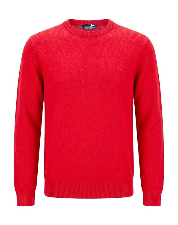 ハーモント & ブレイン メンズ トップス シャツ プルオーバー HARMONT & BLAINE Red レッド|ReVida 店