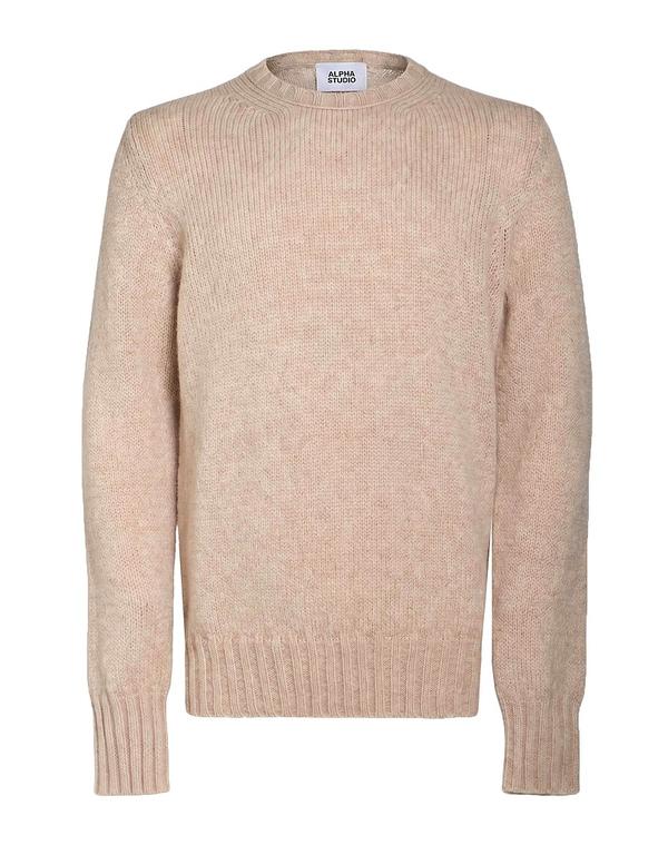 アルファス テューディオ メンズ トップス シャツ プルオーバー ALPHA STUDIO Beige ベージュ|ReVida 店
