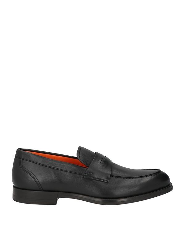サントーニ メンズ シューズ スリッポン・ローファー モカシン SANTONI Black ブラック｜ReVida 店