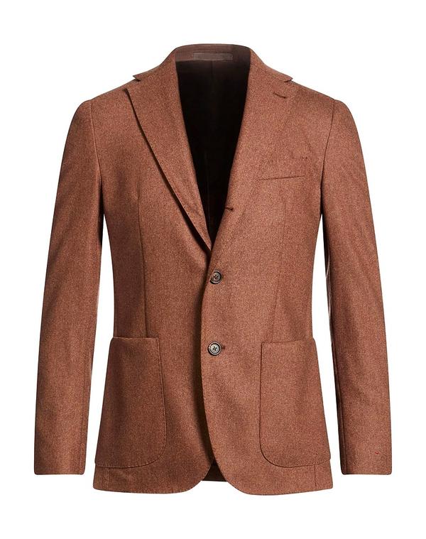 イレブンティ メンズ アウター ジャケット・ブルゾン テーラードジャケット ELEVENTY Brown ブラウン|ReVida 店