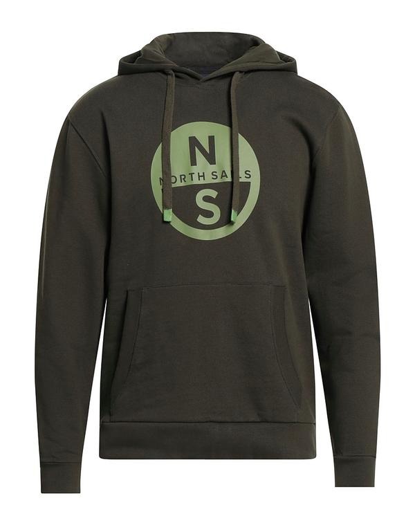 ノースセール メンズ アウター パーカー・スウェット NORTH SAILS Military Green グリーン|ReVida 店