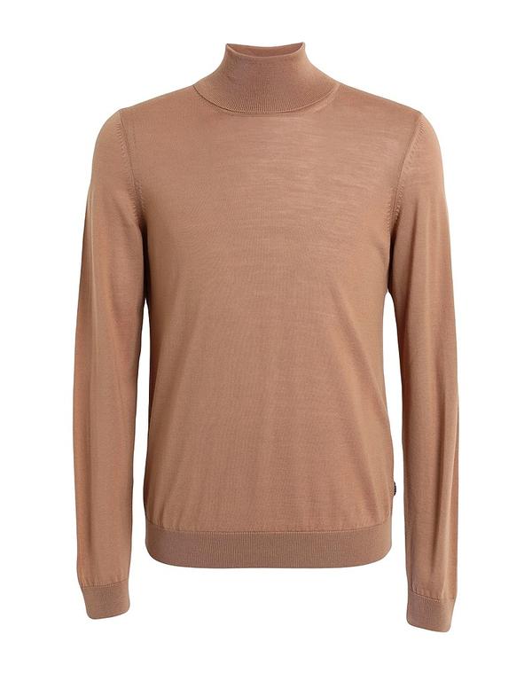 ボス メンズ アウター ニット・セータートルネック BOSS Camel キャメル｜ReVida 店