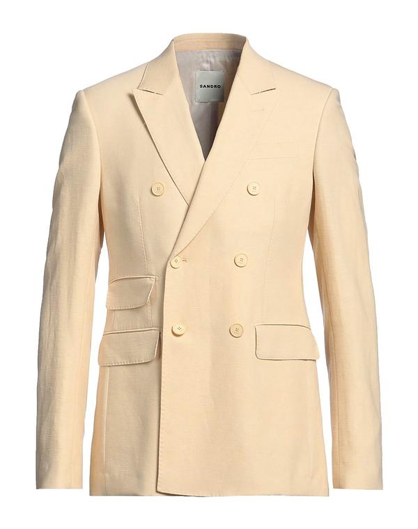 サンドロ メンズ アウター ジャケット・ブルゾン SANDRO Beige ベージュ｜ReVida 店 69,740円
