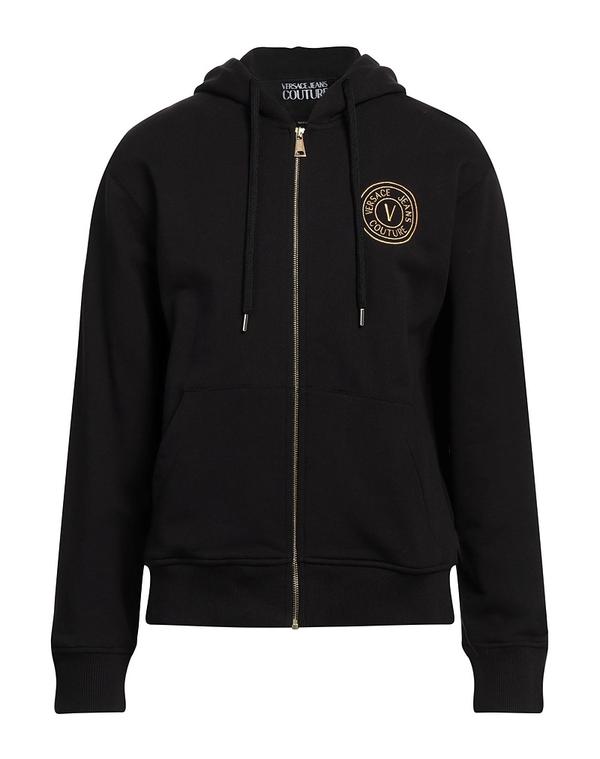 ヴェルサーチ メンズ アウター パーカー・スウェット VERSACE JEANS COUTURE Black ブラック|ReVida 店