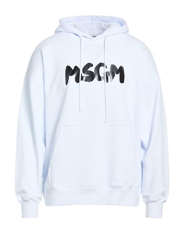 エムエスジイエム メンズ アウター パーカー・スウェット MSGM White ホワイト|ReVida 店