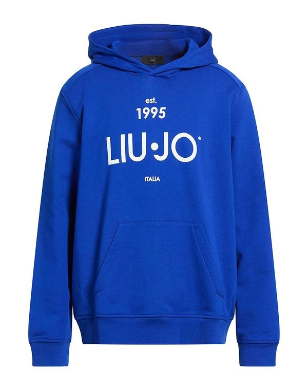 リュージョマン メンズ アウター パーカー・スウェット LIU JO MAN Blue ブルー|ReVida 店