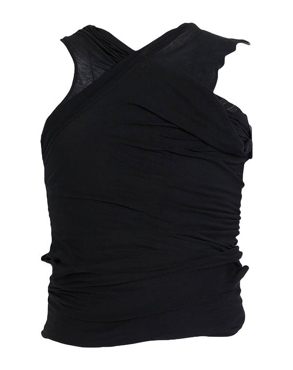 リックオウエンス メンズ トップス シャツ タンクトップ RICK OWENS Black ブラック｜ReVida 店 36,270円