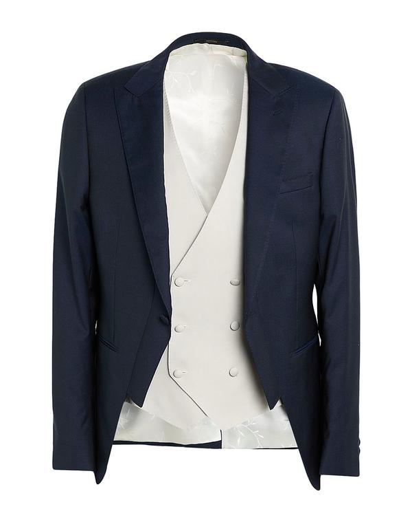 パオローニ メンズ アウター ジャケット・ブルゾン テーラードジャケット PAOLONI Midnight Blue ブルー|ReVida 店