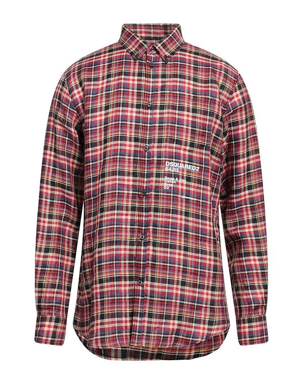 ディースクエアード メンズ トップス シャツ DSQUARED2 チェック柄シャツ Brick
