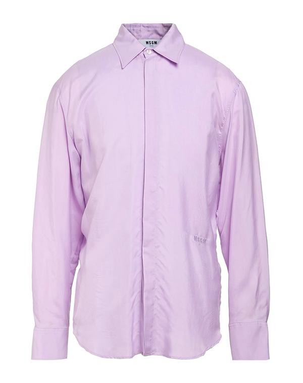 エムエスジイエム メンズ トップス シャツ MSGM Lilac ライラック｜ReVida 店