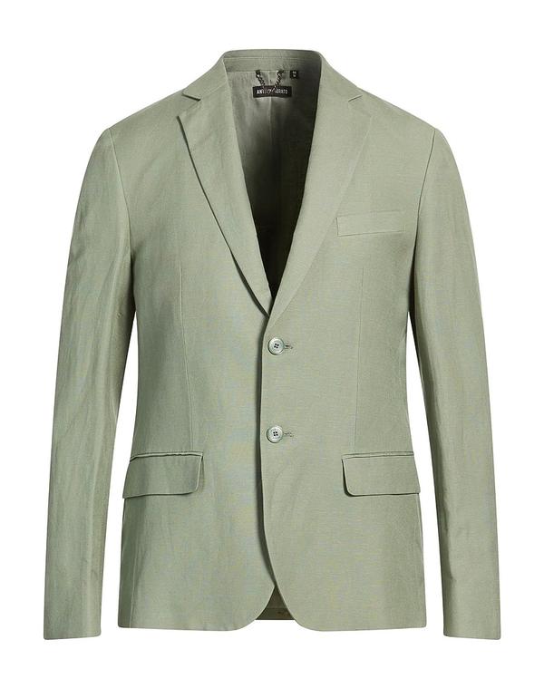 アンソニーモラート メンズ アウター ジャケット・ブルゾン テーラードジャケット ANTONY MORATO Sage Green グリーン|ReVida 店