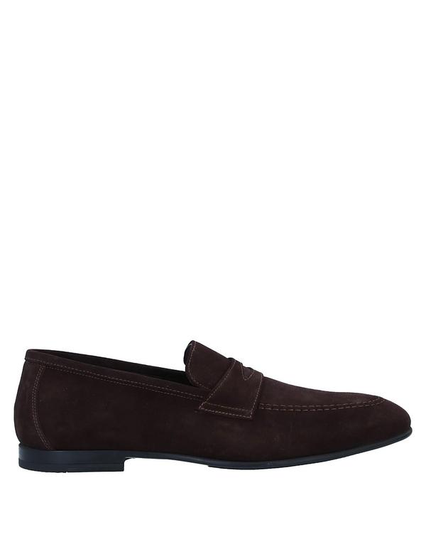 ドンカルズ メンズ シューズ スリッポン・ローファー モカシン DOUCAL'S Dark Brown ブラウン｜ReVida 店