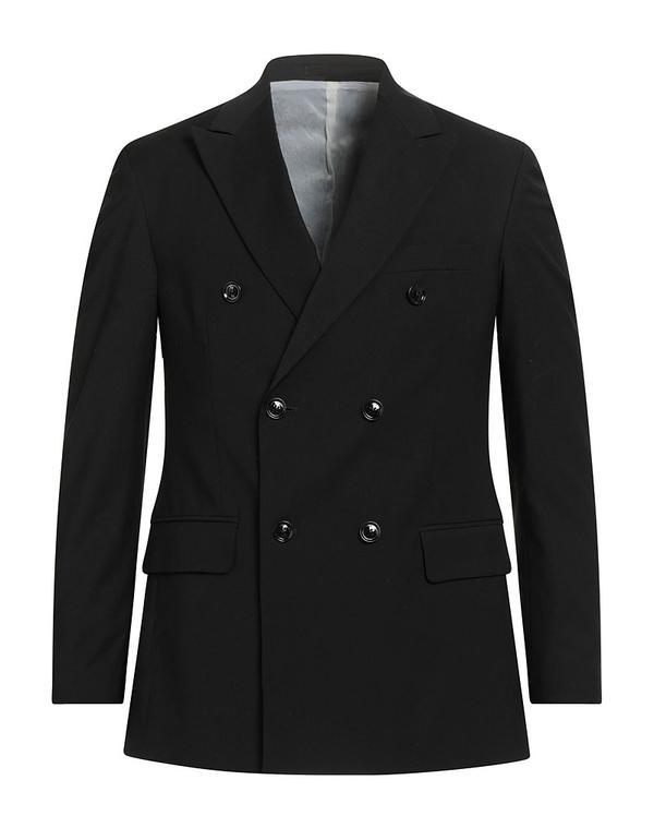 リュージョマン メンズ アウター ジャケット・ブルゾン テーラードジャケット LIU JO MAN Black ブラック｜ReVida 店