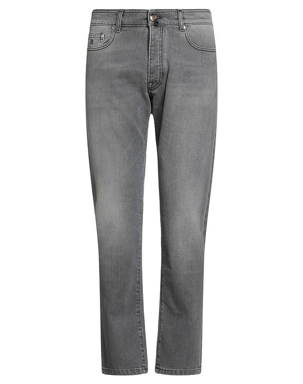 ムーレー メンズ ボトムス デニムパンツ ジーンズ MOORER Gray グレー｜ReVida 店