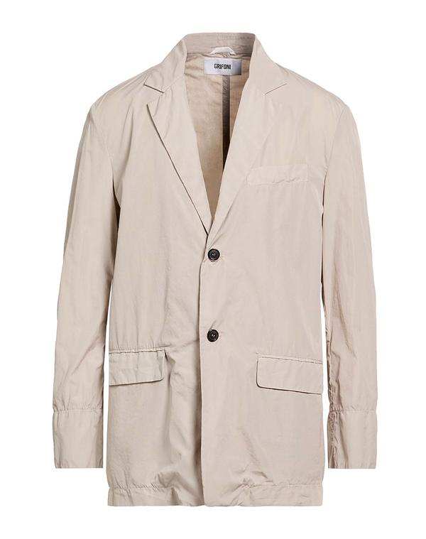 グリフォーニ メンズ アウター ジャケット・ブルゾン GRIFONI Light Gray グレー|ReVida 店