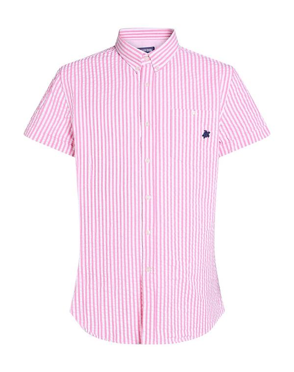 ヴィルブレクイン メンズ トップス シャツ VILEBREQUIN Pink ピンク｜ReVida 店