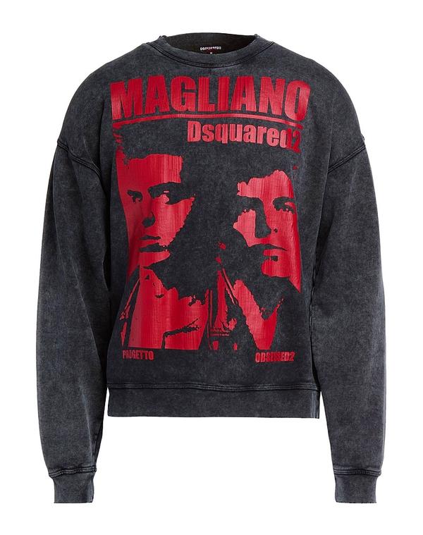ディースクエアード メンズ アウター パーカー・スウェット DSQUARED2 Charcoal チャコール｜ReVida 店
