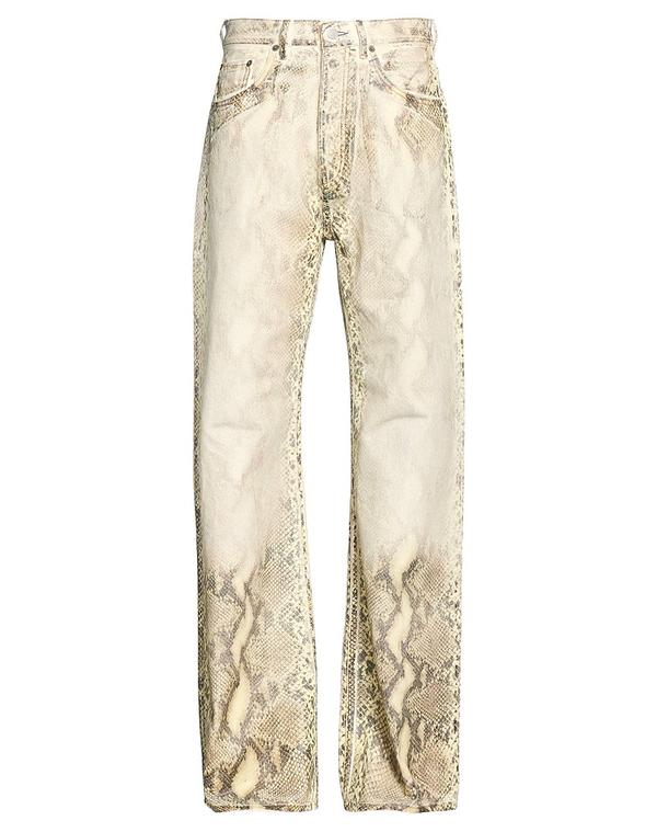 アクネ ストゥディオズ メンズ ボトムス デニムパンツ ストレートレッグ ACNE STUDIOS Beige ベージュ｜ReVida 店