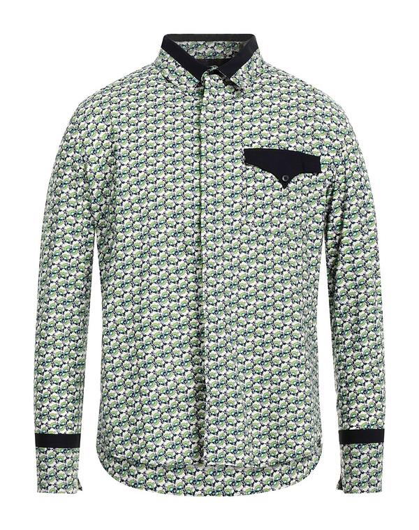 ラバンヌ メンズ トップス プルオーバー RABANNE 柄入り口・入口プルオーバー Green 緑であること カジュアルシャツ-トップス