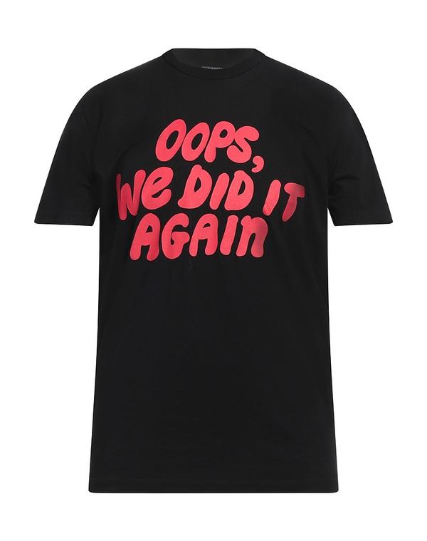 ディースクエアード メンズ トップス Tシャツ DSQUARED2 Tシャツ Black ブラック|ReVida 店