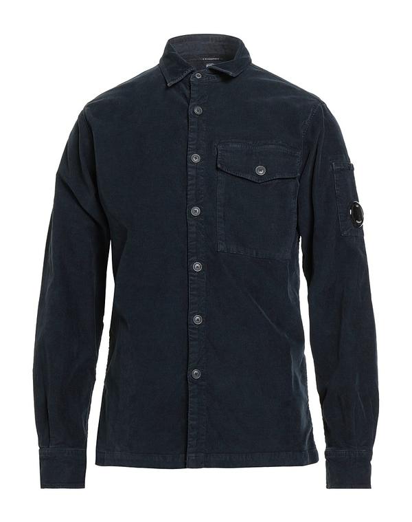 シーピーカンパニー メンズ トップス シャツ C.P. COMPANY 無地シャツ Navy ネイビー|ReVida 店